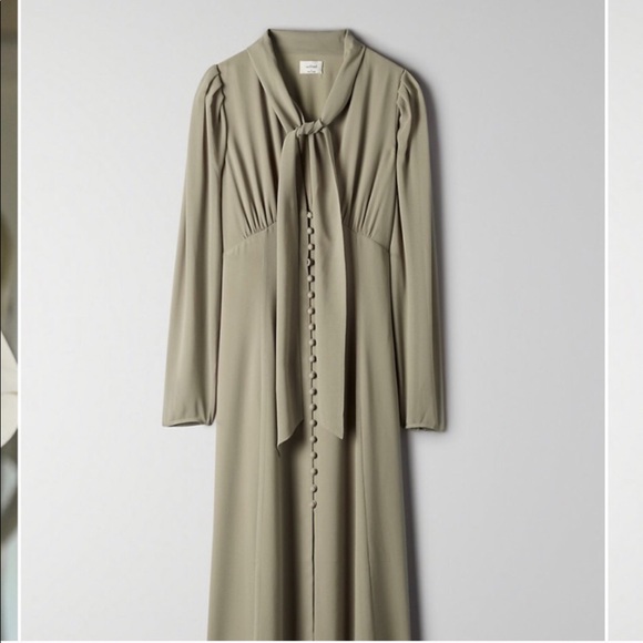 FOUND!! ISO Aritzia Wilfred Mambo Dress in Green - Picture 3 of 6